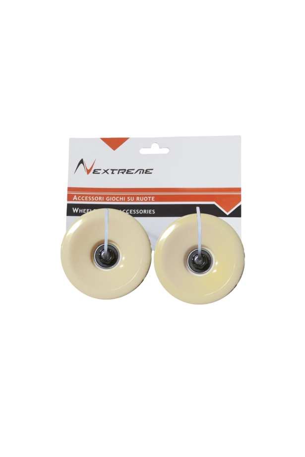235 COPPIA RUOTE  AVORIO PER LONGBOARD